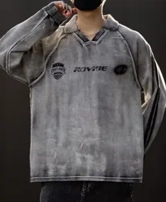 CLEL ヘビーウェイト ヴィンテージデザインゲームTシャツ ホワイト系 M