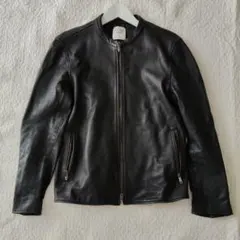 【USED】UNITED TOKYO ブラックレザージャケット　サイズ2