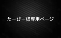 たーぴー様専用ページ