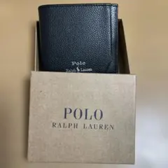Polo Ralph Lauren 二つ折り財布 ブラック 箱付き