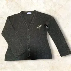 スピックアンドスパン カーディガン ウール混 ニット 刺繍