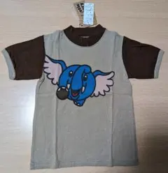 【未使用・タグ付】ラスティックファクトリー　パオパオＴシャツ120cm　ブラウン