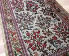 ペルシャ絨毯風 タブリーズ産　1660㎜×980㎜　縦糸シルク ペルシャ絨毯風 タブリーズ産 1660㎜×980㎜ 縦糸シルク - メルカリ