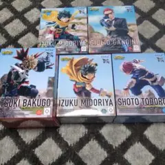 緑谷出久　爆豪勝己　 フィギュア 5体セット　僕のヒーローアカデミア