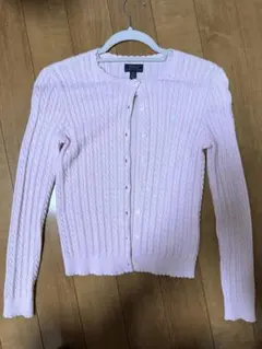 ラルフローレン　ピンク　カーディガン