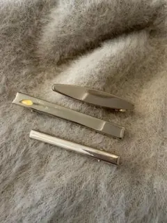 ゴールドヘアピン、バレッタ3個セット