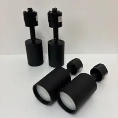 ダクトレールスポットライト 4個セット ブラック　昼白色　LED まとめ売りのサムネイル