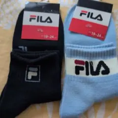 新品.未使用 FILA ソックス 2足セット 19-24cmのサムネイル