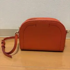 マークジェイコブス　ラウンド型　ショルダーバッグ　オレンジ