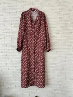 w closet 花柄ロングワンピース フリーサイズ