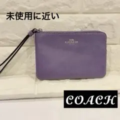 COACH リストレット ポーチ パープルのサムネイル