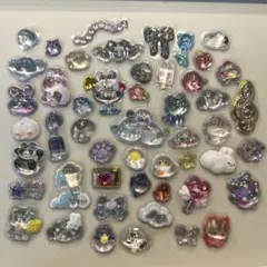 6 ボンボンドロップシール 立体シール　フレークシール　おすそ分け　50枚