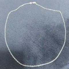 【新品・未使用】SV925 約５０cm 細身シルバー925チェーンネックレス