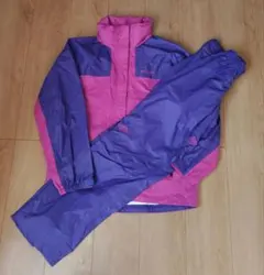 コロンビア レディース Mサイズ レインスーツ上下セット 紫とピンク