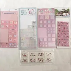 サンリオキャラクターズ　タイルシール 使いかけ　まとめ売り