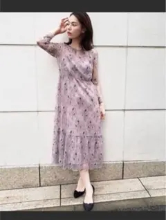 インナー付き 総レース ワンピース