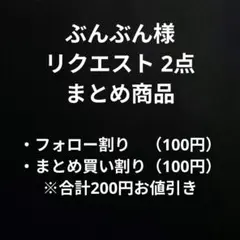 ぶんぶん様 リクエスト 2点 まとめ商品