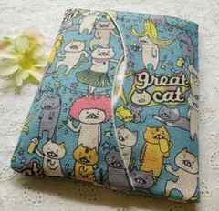 ハンドメイド ポケットティッシュケース　猫シリーズ