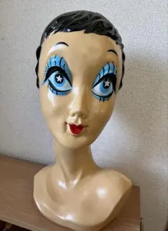 ツィギーマネキン人形レプリカ ツィギーヘッドマネキン／レプリカ | 白鳥座雑貨店