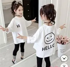 スマイル❤️オーバーTシャツ