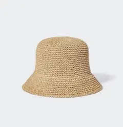 【美品】UNIQLO クロシェハットのサムネイル