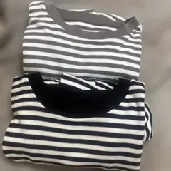 無印　スムース編みクルーネック長袖Ｔシャツ　Ｓ