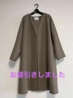 ノーカラーコート　　⭐︎新品未使用品