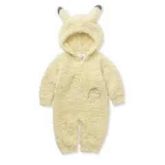 ジェラートピケ ポケモン ベビー ロンパース ピカチュウ カビゴン 80-90 ジェラートピケ ポケモン ベビー ロンパース ピカチュウ カビゴン 80