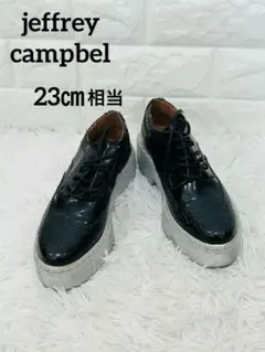 ジェフリーキャンベル 厚底 黒 靴 35(23㎝相当)のサムネイル
