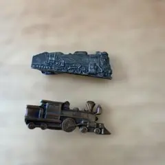 蒸気機関車 ネクタイピン 2点セット