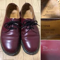 英国製 Dr.Martens マーチン 3ホールシューズ バーガンディ UK8