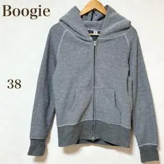 【ブギー】フード付きパーカー 38 グレー　裏起毛　カジュアル