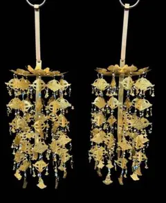 仏具 瓔珞 中古 総修復品 本金メッキ 7214