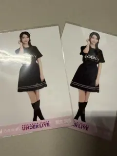 乃木坂46 黒見明香 37th SG アンダーライブ ヘッドフォン 生写真 中