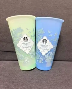 スタバ　カラーチェンジング　リユーザブルカップ　ブルー 2026