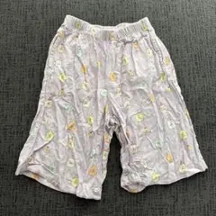 すみっコぐらし 120サイズ薄紫色　ステテコ　UNIQLO