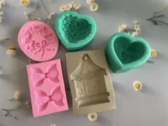 シリコンモールドセット 5種