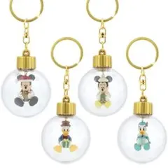 ディズニーリゾート　キーチェーン　ドーム　クリスマス　ランド　ミッキー　ミニー