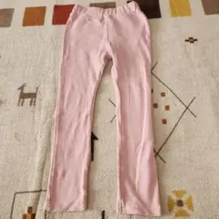 ピンク 長ズボン 後ろポケット付き