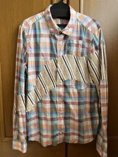 フラボア チェック柄 長袖シャツのサムネイル