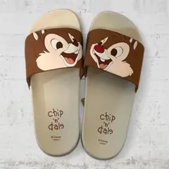 チップ&デール　サンダル 22〜24cm ディズニー ビーチサンダル　ホワイトのサムネイル