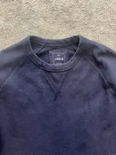 old Gap LIVED-IN クルーネック スウェット ネイビー Lのサムネイル