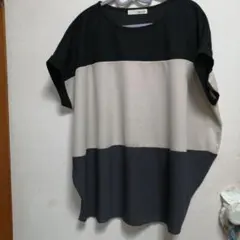 SHOO・LA・RUE バイカラー チュニック 半袖