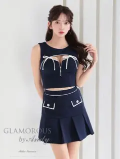 Andy GLAMOROUS プリーツスカートクラシカルガーリーセットアップ