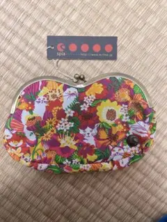 spia がま口　ポーチ