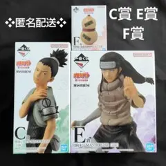 一番くじ NARUTO 中忍試験編 C賞シカマル E賞ネジ F賞調味料入れ