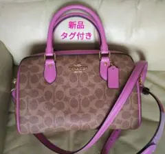 新品タグ付き コーチ ショルダーバッグ