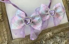 ハンドメイド　入学式　リボン　ヘアアクセサリー2個セット