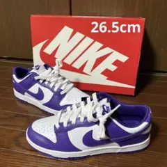 【26.5cm】ナイキNIKEダンクLOWローDUNKコートパープル
