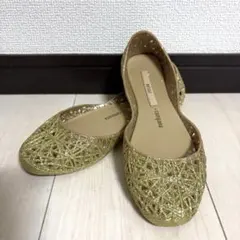 Melissaメリッサ カンパーナ フラットサンダル ゴールドのサムネイル